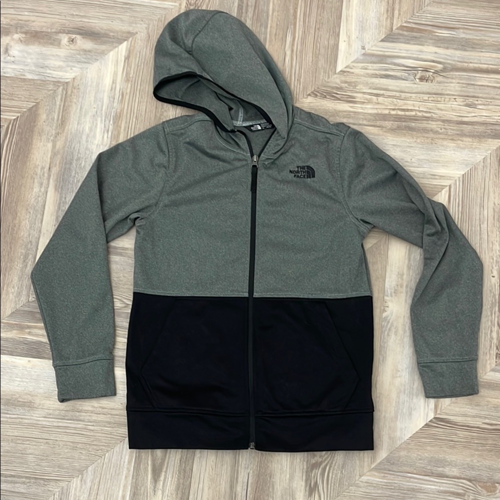 The North Face Gray and Black Hoodie
